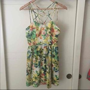Floral Halter Dress